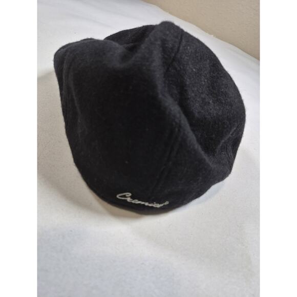Daniel Cremieux Cabbie/Newsboy Hat SZ L/XL Black Poly Wool Blend - Picture 2 of 4